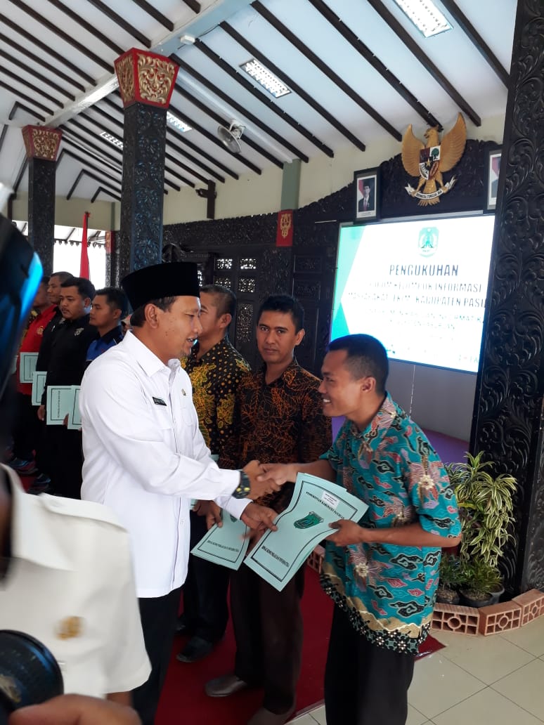 Kades Sidowayah Hadiri Pengukuhan Forum KIM Kabupaten Pasuruan