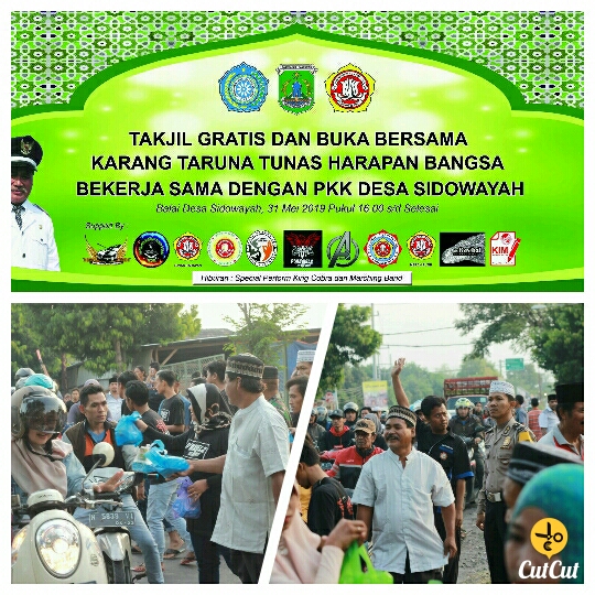 Beda, Bagi Takjil Karang Taruna Desa Sidowayah Hadirkan King Cobra